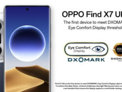 OPPO Find X7 Ultra Pertama  Capai Label Tampilan Kenyamanan Mata DXOMARK