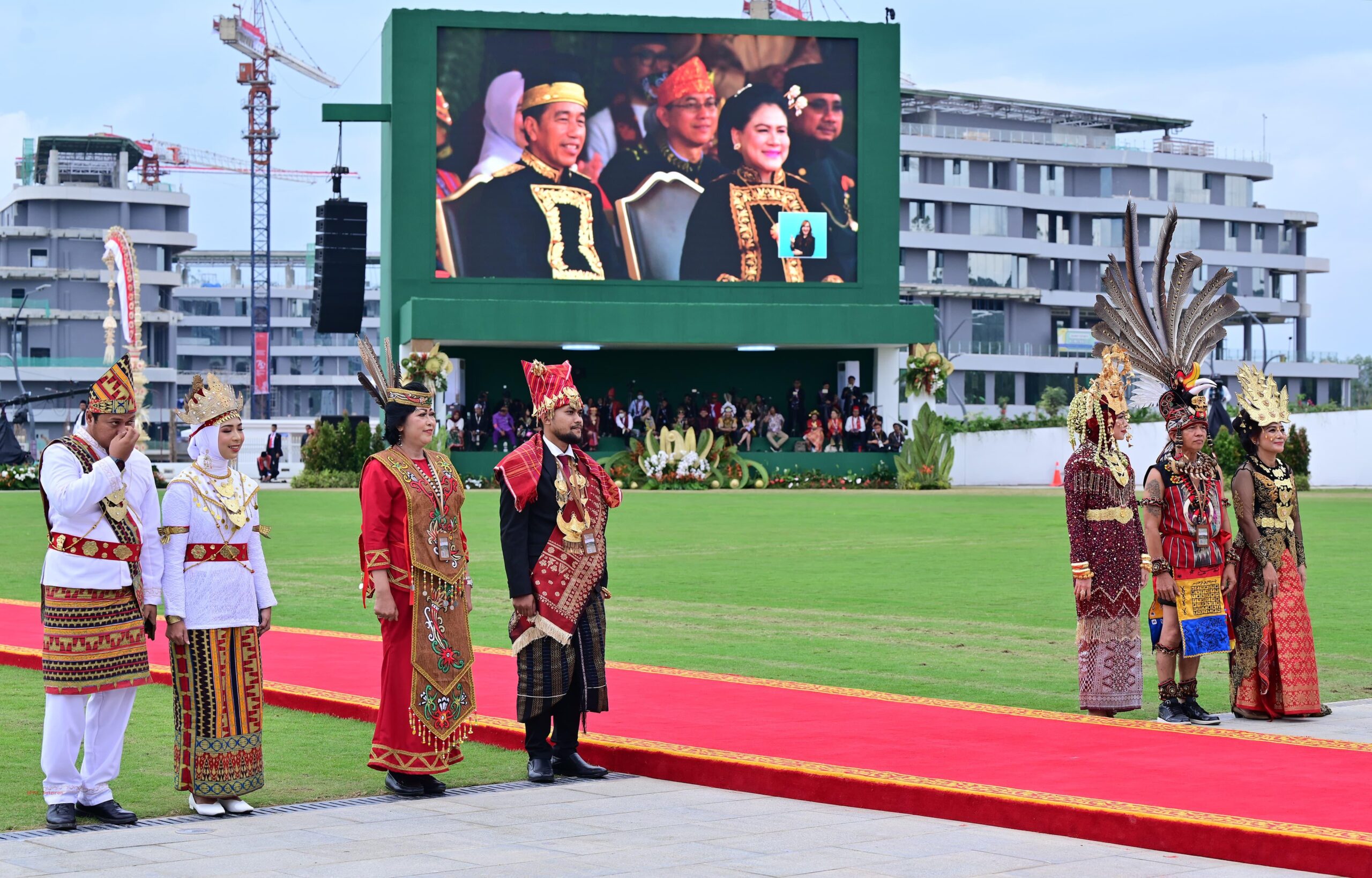 Foto : Humas Setneg. Sabtu 17 Agustus 2024.