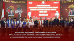 Foto : KPU Humas KPU Sumsel. Selasa 27 Agustus 2024.