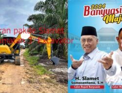 Janji Pakde Slamet, Akan Wujudkan 1 Kecamatan 3 Excavator