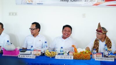 Perkuat Ekonomi Rakyat, Tiga Menteri dan Gubernur Sumsel Tinjau Pembentukan Koperasi Merah Putih di Banyuasin