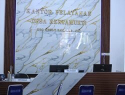 Gubernur Herman Deru Resmikan Kantor Desa Kerta Mukti  Dibangun Secara Swadaya Oleh Masyarakat