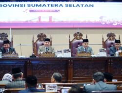 DPRD Sumsel Gelar, Dengarkan Penjelasan Tentang Raperda Perubahan Tahun 2025