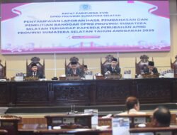 DPRD Sumsel Sahkan Raperda Perubahan APBD TA-2025