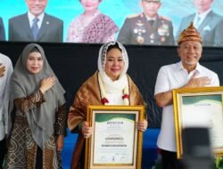 Kunker ke Sumsel, Lima Tokoh Nasional Terima Gelar Adat Komering