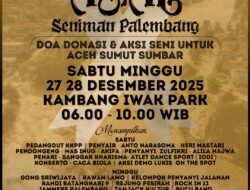 Dari Panggung ke Pelukan Kemanusiaan: Seniman Palembang Menjawab Bencana dengan Doa dan Aksi Seni