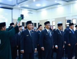 Gubernur Herman Deru Tuntut Kinerja Nyata Usai Lantik 154 Pejabat Pemprov Sumsel