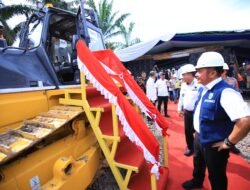 Gubernur Herman Deru Groundbreaking Jalan Hauling 10,46 Km di Muba, Dorong Ekonomi dan Keselamatan