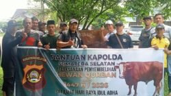 Kapolda Sumsel Serahkan Bantuan Sapi kepada KBPP Polri Sumsel