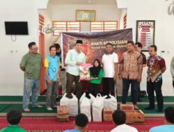 Peduli Sesama, Dit Intelkam Polda Sumatera Selatan Salurkan Bantuan Sembako