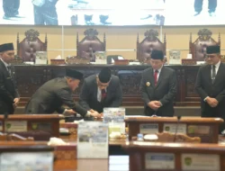 DPRD dan Gubernur Sumsel Setujui Perubahan PPAS APBD Tahun 2024.