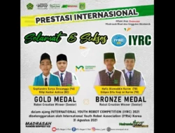Prestasi Membanggakan, Tim MTsN 1 Pati Raih Dua Medali International Youth Robotic Competition