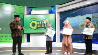 Hadir di Grand Final Qari Cilik Indonesia, Menag Ajak Kenalkan Al -Qur’an Sejak Usia Dini
