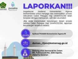 Bila Anda Kejanggalan Lapor, Ini  Tata Cara Pengaduan Kecurangan Rekrutmen Petugas Haji 1444H/2023M