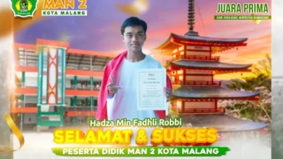 Simak ! Anak Didik MAN 2 Kota Malang Kembali Berprestasi di Ajang Olimpiade Internasional, Siapa Dia ?