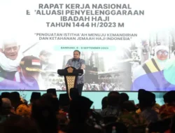 Usul Menag terkait haji & umrah Rakerna Evaluasi Penyelenggaraan Ibadah Haji 1444 H/2023 M