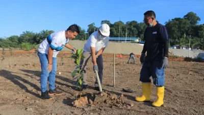 Bersihkan Sampah & Tanam Pohon Cemara