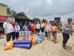 4 Rumah DiLalap Si Jago Merah, Wabup Netta Turun Berikan Bantuan