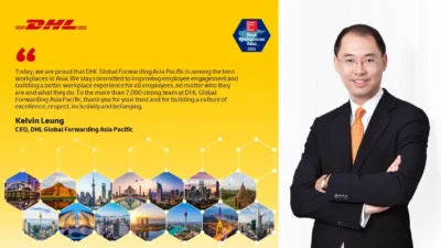 DHL Global Forwarding adalah salah satu tempat kerja terbaik di Asia