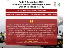 Genjot Daerah Luar & Terpencil, Tiba Lagi 1,5 Juta Dosis Vaksin Covid-19 Moderna Donasi Amerika Serikat Untuk RI