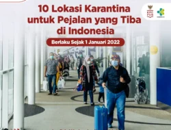 10 Lokasi Karantina untuk Pejalan yang Tiba di Indonesia (Berlaku Sejak 1 Januari 2022)