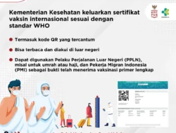 Kemenkes Terbitkan Sertifikat Vaksin COVID-19 Internasional sesuai Standar WHO