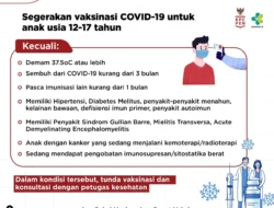 Tunda Vaksinasi Jika Anak Dalam Kondisi Ini