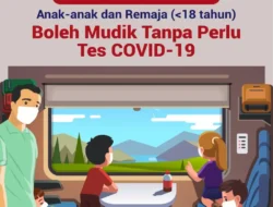 Anak dan Remaja Boleh Mudik Tanpa Tes COVID-19, Asal Sudah Vaksin Lengkap