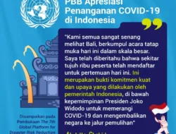 PBB Apresiasi Penanganan COVID-19 di Indonesia