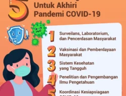5 Pilar Terintegrasi untuk Akhiri Pandemi COVID-19