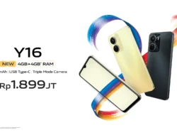 Buruan, Hanya Sejutaan  vivo seri terbaru vivo Y16 4GB+4GB extended RAM