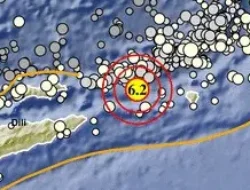 Gempa Bumi M6,2 Terjadi di Maluku Barat Daya Jelang Subuh, Masyarakatnya Diminta Tetap Waspada & Siap Siaga !