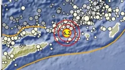Gempa Bumi M6,2 Terjadi di Maluku Barat Daya Jelang Subuh, Masyarakatnya Diminta Tetap Waspada & Siap Siaga !