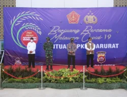 Dampak COVID,  Polri Salurkan 458 Ton Beras dan 15.000 Paket Sembako untuk Masyarakat Banten Terdampak PPKM Darurat