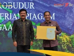 Tanah Candi Borobudur Hanya Hak Pakai, BPN Serahkan Sertifikat Tanah Candi Borobudur ke Kemendikbudristek