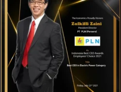 Dirut PLN Sabet CEO Terbaik Versi The Iconomics