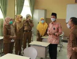 Kemarin Gubernurnya Sumsel, Hari Ini Walikota Palembang Ikut Pantau Persiapan PTM di Sekolah, Harnojoyo  : 1 Pekan Ini Sekolah Harus Siap