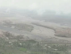 Pantauan Udara, Begini Penampakan Lokasi Terdampak APG Semeru Rusak Tertutup Material Vulkanik