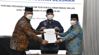 Dorong Sertifikasi Tanah Tempat Ibadah, Ingat !!! Ini Gratis, Berkat Kerjasama Pemkab, BPN & Kemenag