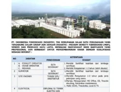 Alhamdulillah.. Jika Benar tenaga kerja lokal peroleh perhatian khusus, Ada PT Fibreboard Industry TBK Buka Loker di Muba