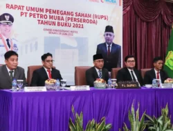 Asa Pj Bupati Muba untuk Petro Muba saat RUPS