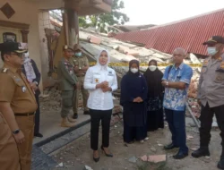 Saran Wawako saat kunjungi Gedung Sekolah Yayasan Ulil Albab yang roboh