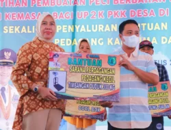 Gairahkan Ekonomi Rakyat, Pemkab Muba Pelatihan Buat Peci Bahan Kain Gambo