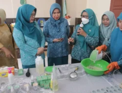 Emak-emak di Daerah Ini Olah Serai Wangi, Begini Ungkap TP PKK Pemkab Muba