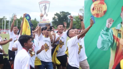 Sepak Bola Antar Kecamatan di Muba Ditutup