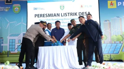 Alhamdullilah…Kini Ratusan Rumah Warga di Desa Ulak Kembang & Desa Sungai Angit Nikmati Aliran Listrik