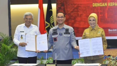Sinergi Layani Masyarakat  Bidang HAM,Pemprov. Sumsel Sinergi dengan Kanwil Kemenkum HAM Sumsel