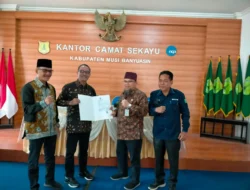 Ditunjuk jadi Plh Camata Kota Sekayu, Begini Harapan Plh Bupati Muba untuk Kepala Bagian Tapem