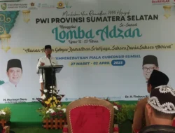 Lomba Azan PWI dan Pemprov Sumsel Resmi Dibuka