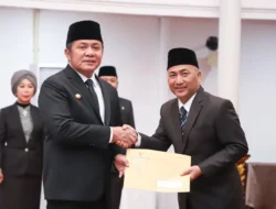 Lantik Sekda Muba, Gubernur Herman Deru: Emban Amanah ini Dengan Penuh Tanggungjawab dan Fleksible